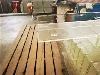 Bygningsmateriale 7mm U -profil herdet glass